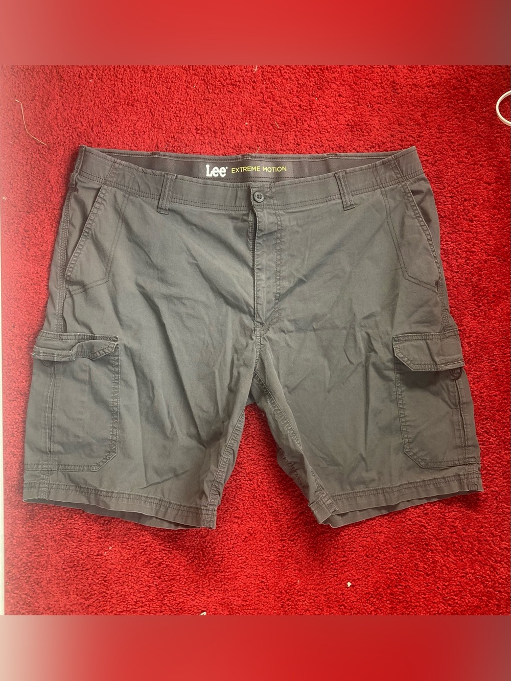 Lee Men’s Cargo Shorts - Charcoal